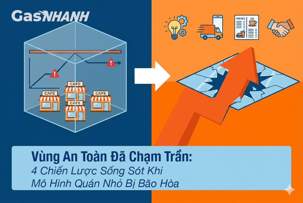 Bẫy quán nhỏ dưới 50m2: 4 cách phá vỡ giới hạn doanh thu