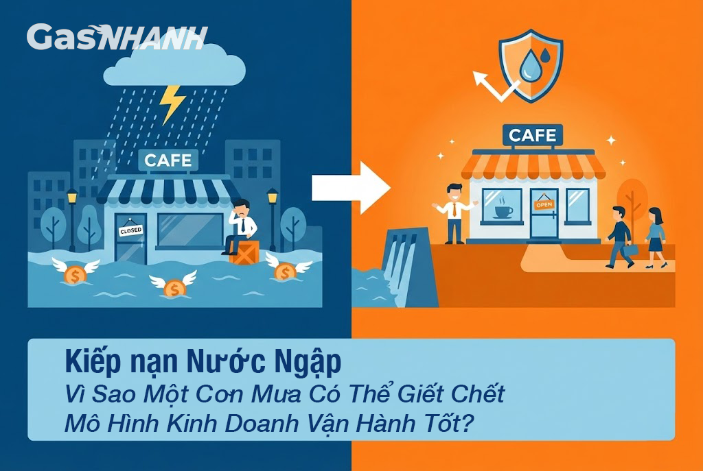 Rủi ro nước ngập: Đừng để một cơn mưa cuốn trôi lợi nhuận